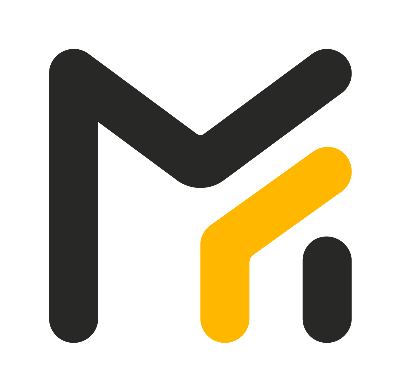 metanoy-Logo ohne Wortmarke in schwarz und gelb im Format png